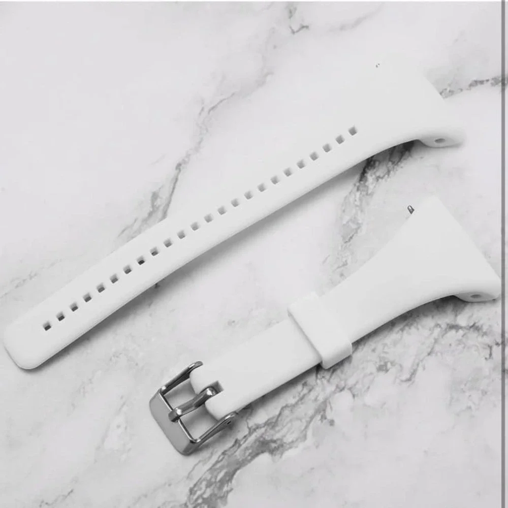 ECSiNG Silicone Watch Strap Compatible with Polar size 22 Fitness Tracker Adjust
